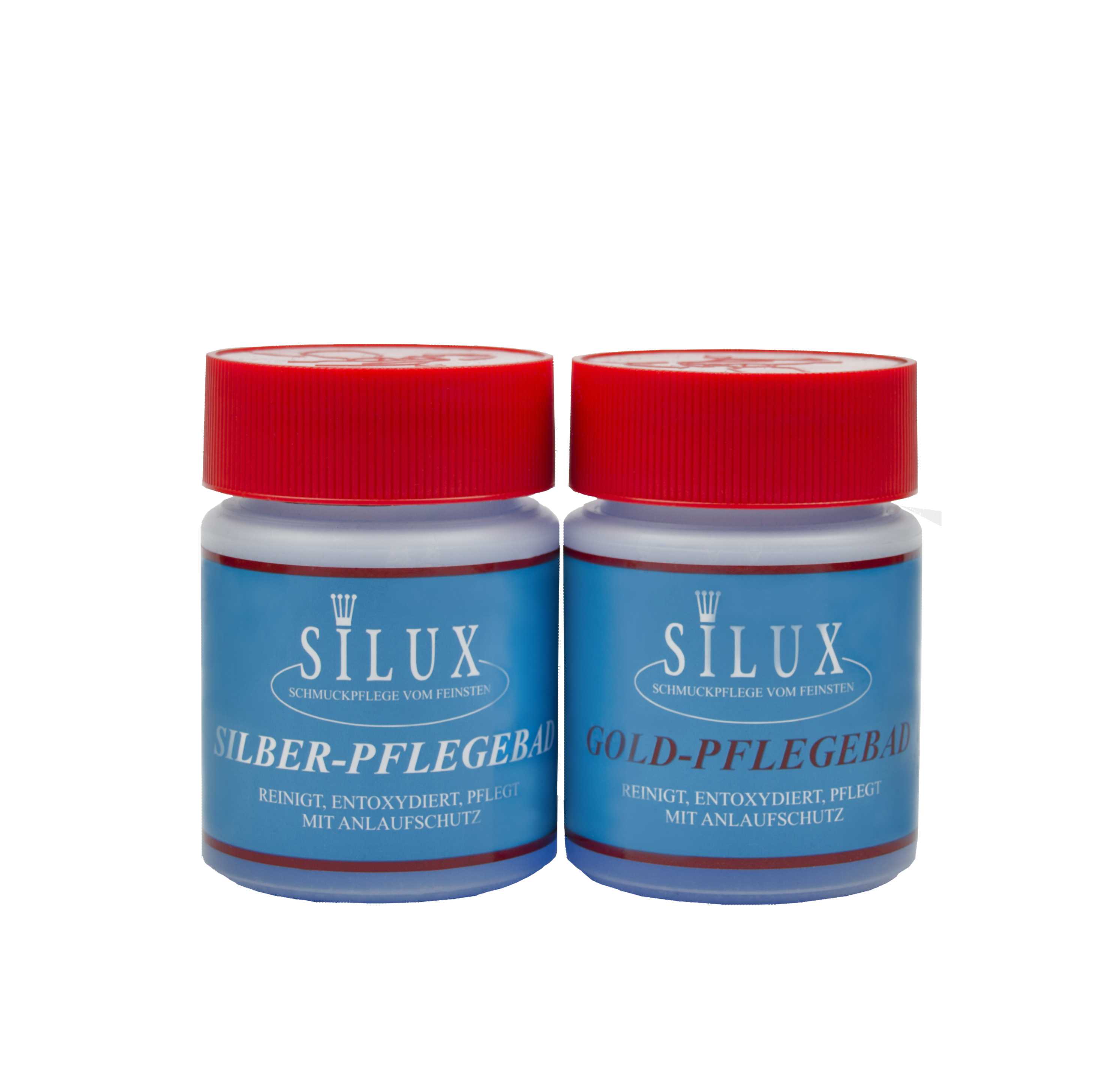 Silux Silber u. Gold-Tauchbad - 1x Silberbad u. 1x Goldbad 200 ml neu